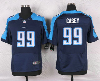 Men's Tennessee Titans #99 Jurrell Casey Navy Blue Alternate Stitched NFL Nike Elite Jersey
