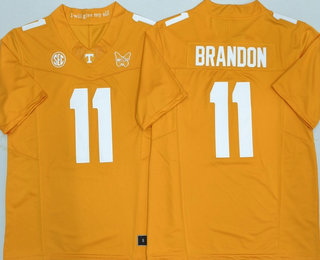 Men's Tennessee Volunteers #11 Faizon Brandon Limited Orange FUSE 2026 College Football Jersey