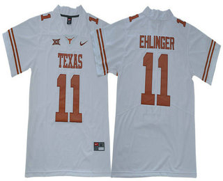 Men's Texas Longhorns #11 Sam Ehlinger White 2017 Vapor Untouchable Stitched Nike NCAA Jersey