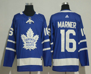 Men's Toronto Maple Leafs #16 Mitchell Marner Royal Blue Home 2017-2018 Hockey Stitched NHL Jersey