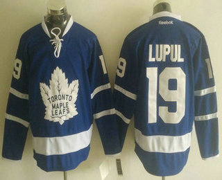 Men's Toronto Maple Leafs #19 Joffrey Lupul Royal Blue 2016-17 Home 100TH Anniversary Hockey Jersey