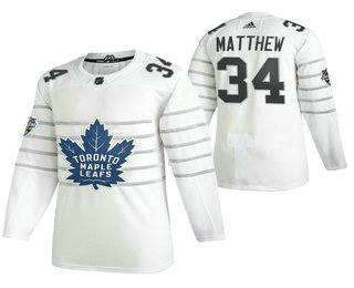 Men's Toronto Maple Leafs #34 Auston Matthews White 2020 NHL All Star Game Adidas Stitched NHL Jersey