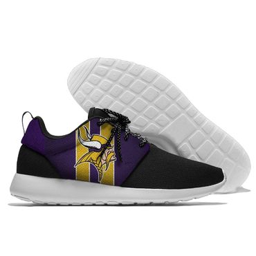 Men and women NFL Minnesota Vikings Roshe style Lightweight Running shoes