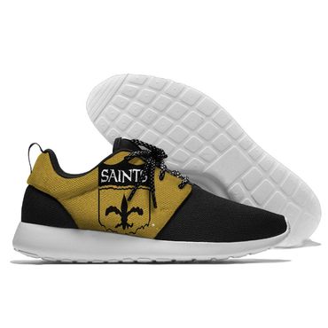 Men and women NFL New Orleans Saints Roshe style Lightweight Running shoes (4)