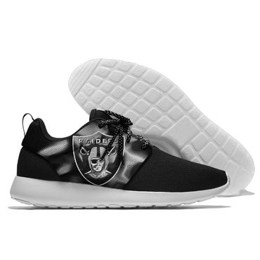 Men and women NFL Oakland Raiders Roshe style Lightweight Running shoes (2)