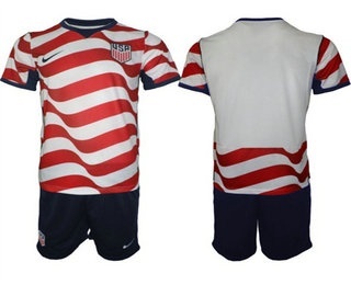 Mens USA National Team Blank White Home 2026 World Cup Soccer Team Jersey Suit