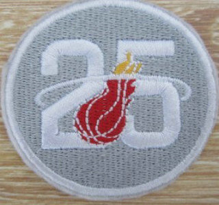 Miami Heat 25th Anniversary Patch