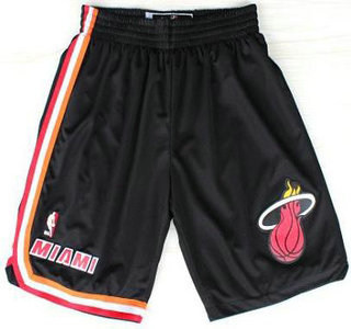 Miami Heat Black Hardwood Classics Revolution 30 Swingman NBA Jerseys