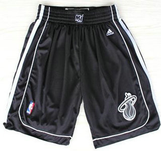 Miami Heat Black With White Shadow Revolution 30 Short
