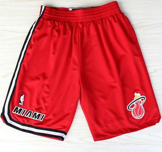 Miami Heat Red Hardwood Classics Revolution 30 Swingman Shorts