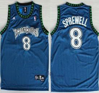 latrell sprewell timberwolves jersey