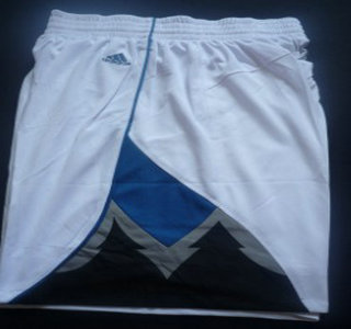Minnesota Timberwolves White Shorts