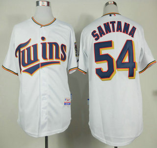 Minnesota Twins #54 Ervin Santana 2015 White Jersey