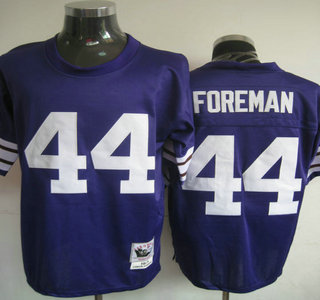 Minnesota Vikings #44 Chuck Foreman Purple Throwback Jersey