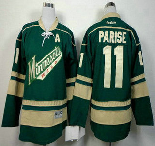 Minnesota Wild #11 Zach Parise Green Third Kids Jersey