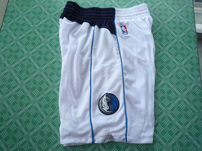 NBA Dallas Mavericks Shorts White Swingman Shorts