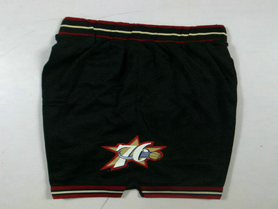 NBA Philadelphia 76ers swingman Black Shorts