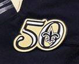1967 - 2016 New Orleans Saints 50th Anniversary Patch