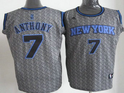 New York Knicks 7 Carmelo Anthony 2012 Static Fashion Jersey