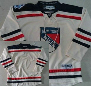 New York Rangers Blank 2012 Winter Classic Cream Kids Jersey