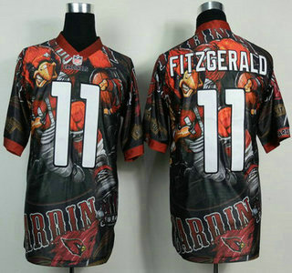 Nike Arizona Cardinals #11 Larry Fitzgerald 2014 Fanatic Fashion Elite Jersey