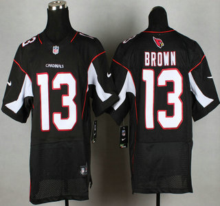 Nike Arizona Cardinals #13 Jaron Brown Black Elite Jersey