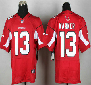 Nike Arizona Cardinals #13 Kurt Warner Red Elite Jersey
