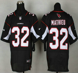 Nike Arizona Cardinals #32 Tyrann Mathieu Black Elite Jersey