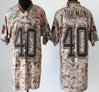 Nike Arizona Cardinals #40 Pat Tillman Salute to Service Digital Camo Elite Jersey