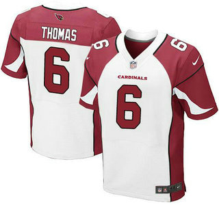 Nike Arizona Cardinals #6 Logan Thomas White Elite Jersey