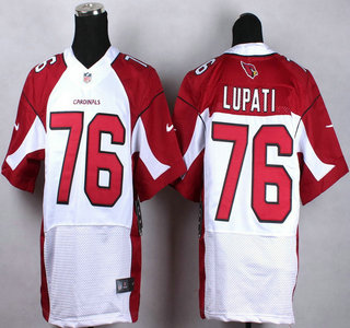 Nike Arizona Cardinals #76 Mike Lupati White Elite Jersey