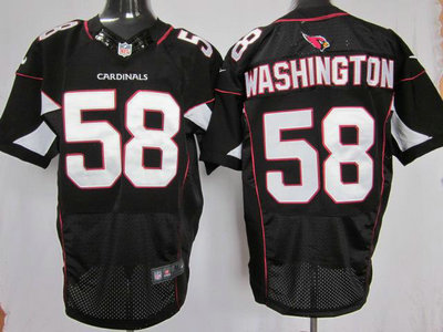 Nike Arizona Cardinals 58 Daryl Washington Black Elite NFL Jerseys