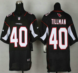 Nike Arizona Cardinals Jersey #40 Pat Tillman Black Elite Jersey