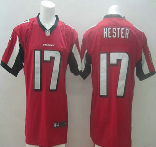 Nike Atlanta Falcons #17 Devin Hester Red Elite Jersey