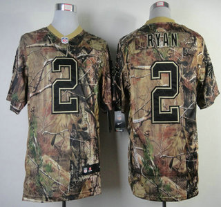 Nike Atlanta Falcons #2 Matt Ryan Camo Elite Jersey