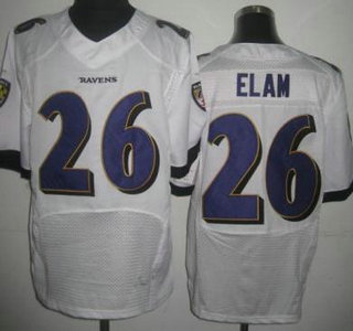 Nike Baltimore Ravens #26 Matt Elam 2013 New Style White Elite Jersey