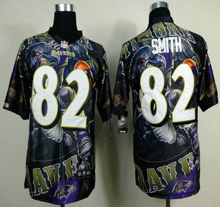 Nike Baltimore Ravens #82 Torrey Smith 2014 Fanatic Fashion Elite Jersey