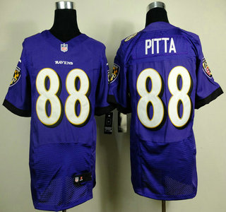 Nike Baltimore Ravens #88 Dennis Pitta 2013 Purple Elite Jersey