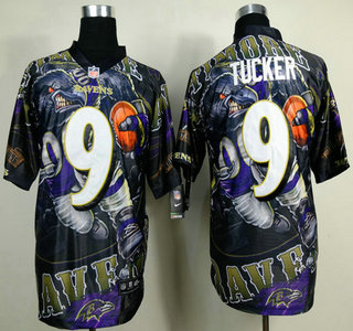 Nike Baltimore Ravens #9 Justin Tucker 2014 Fanatic Fashion Elite Jersey