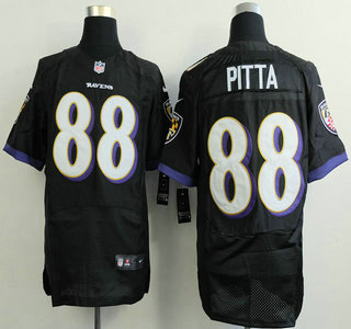 Nike Baltimore Ravens 88 Dennis Pitta 2013 Black Elite Jersey