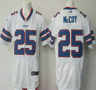 Nike Buffalo Bills #25 LeSean McCoy White Elite Jersey