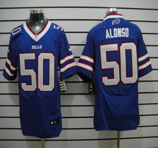 Nike Buffalo Bills #50 Kiko Alonso Blue 2013 Elite Jersey
