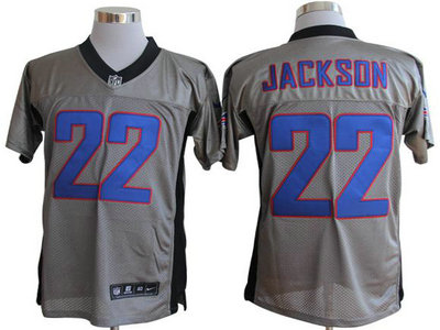Nike Buffalo Bills 22 Fred Jackson Grey Shadow Elite Jersey
