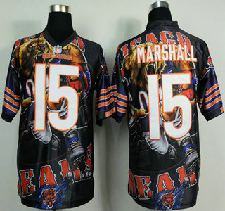 Nike Chicago Bears #15 Brandon Marshall 2014 Fanatic Fashion Elite Jersey
