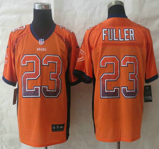 Nike Chicago Bears #23 Kyle Fuller Drift Fashion Orange Elite Jersey