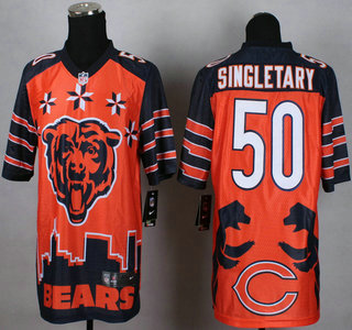 Nike Chicago Bears #50 Shea McClellin 2015 Noble Fashion Elite Jersey