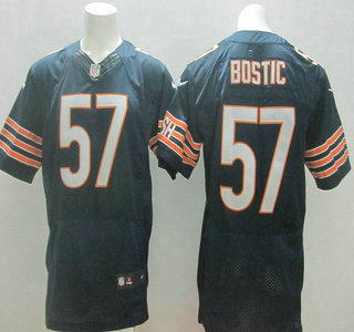 Nike Chicago Bears #57 Jon Bostic Blue Elite Jersey
