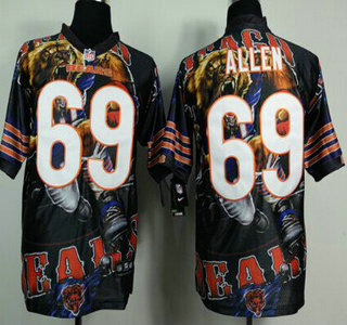 Nike Chicago Bears #69 Jared Allen 2014 Fanatic Fashion Elite Jersey