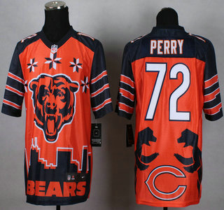 Nike Chicago Bears #72 William Perry 2015 Noble Fashion Elite Jersey