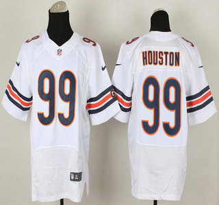 Nike Chicago Bears #99 Lamarr Houston White Elite Jersey